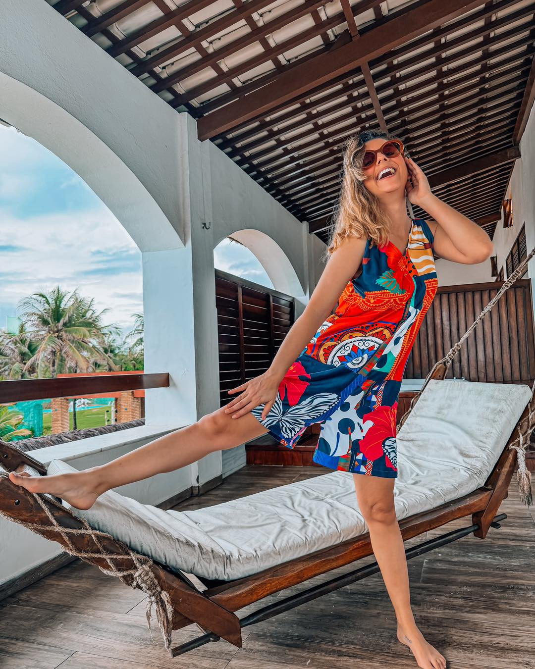 Tropical Mini jumpsuit