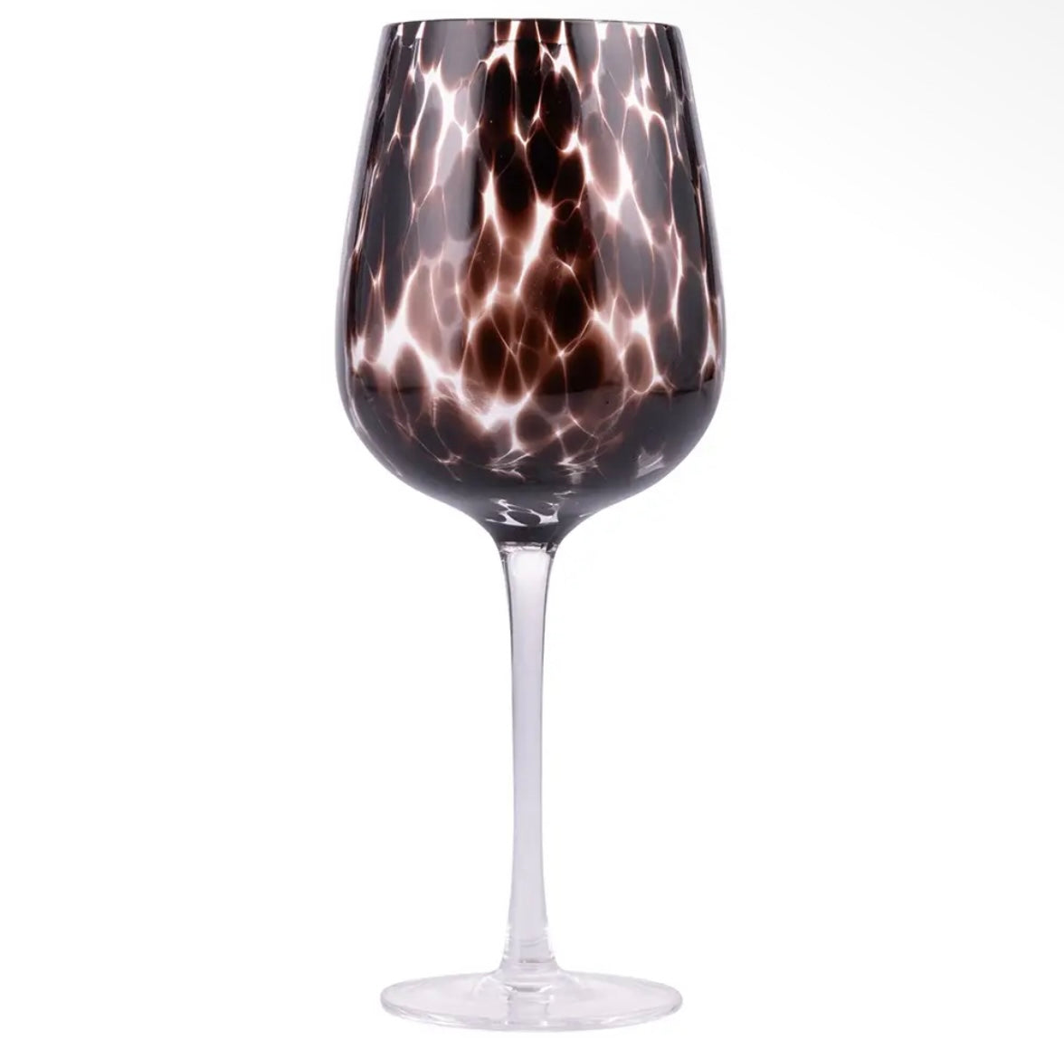 Conjunto de 6 copos de vinho Jamila Black