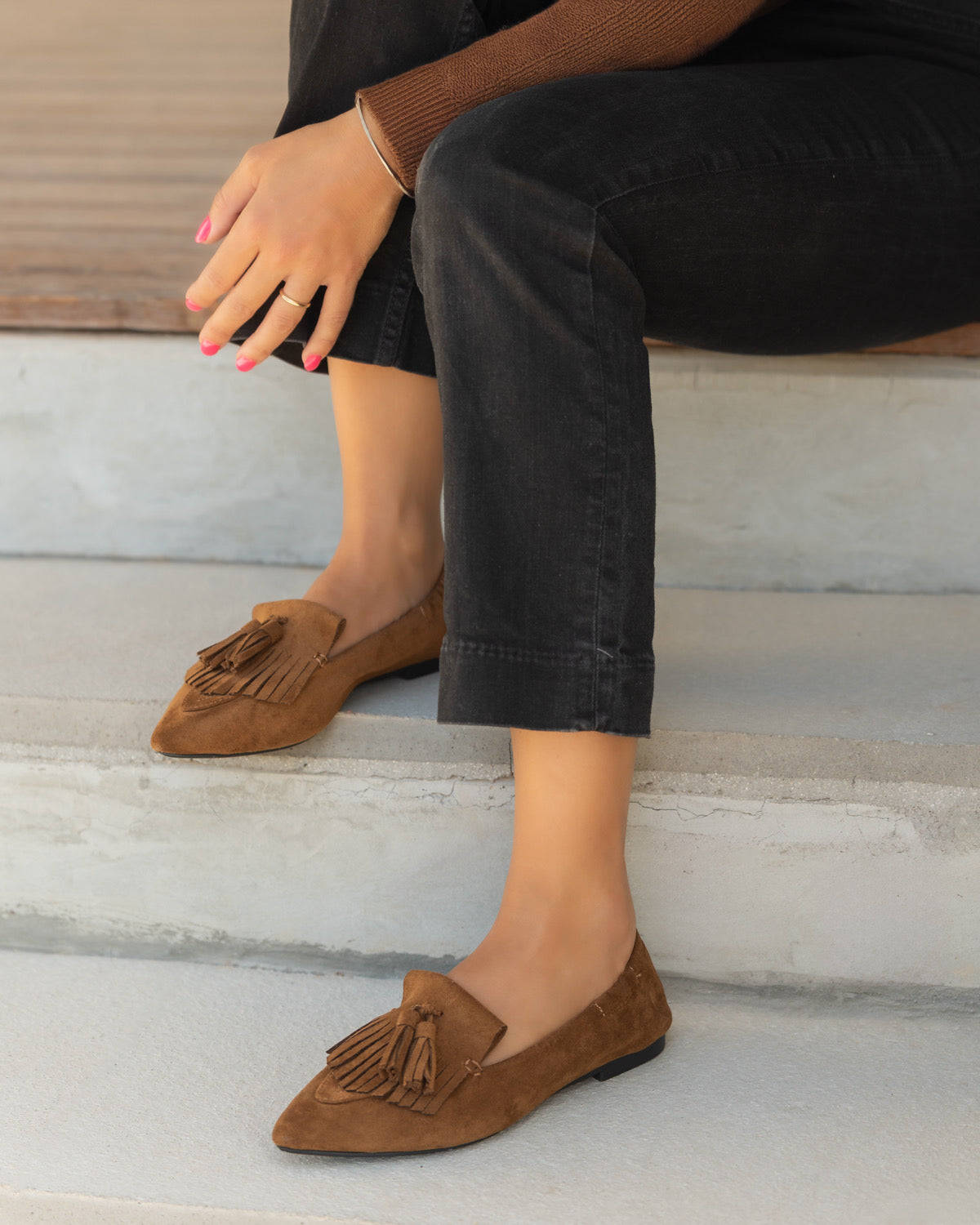 Loafers franjas