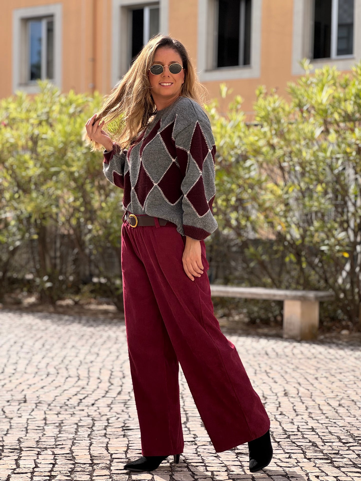 Losangos cinza basics