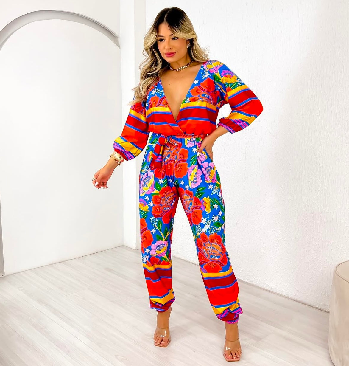 Jumpsuit flor bonita!