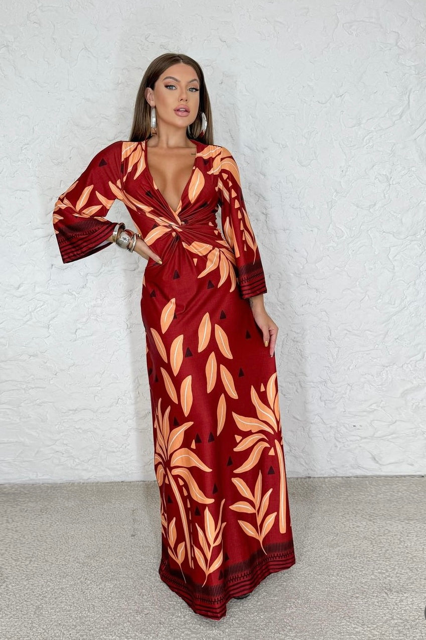 Interlaced knot dress