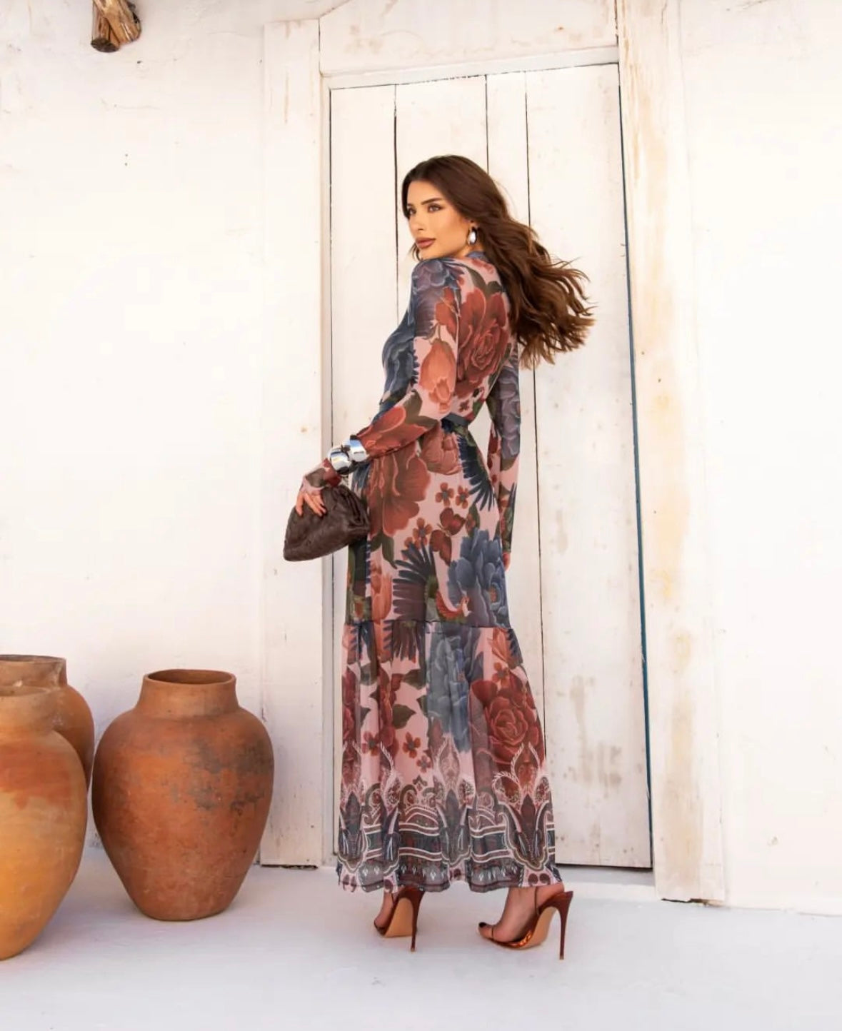 Organza flower dress