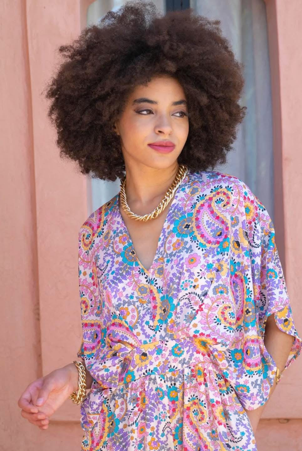 Jumpsuit flower