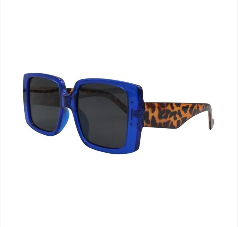 Blue animal print