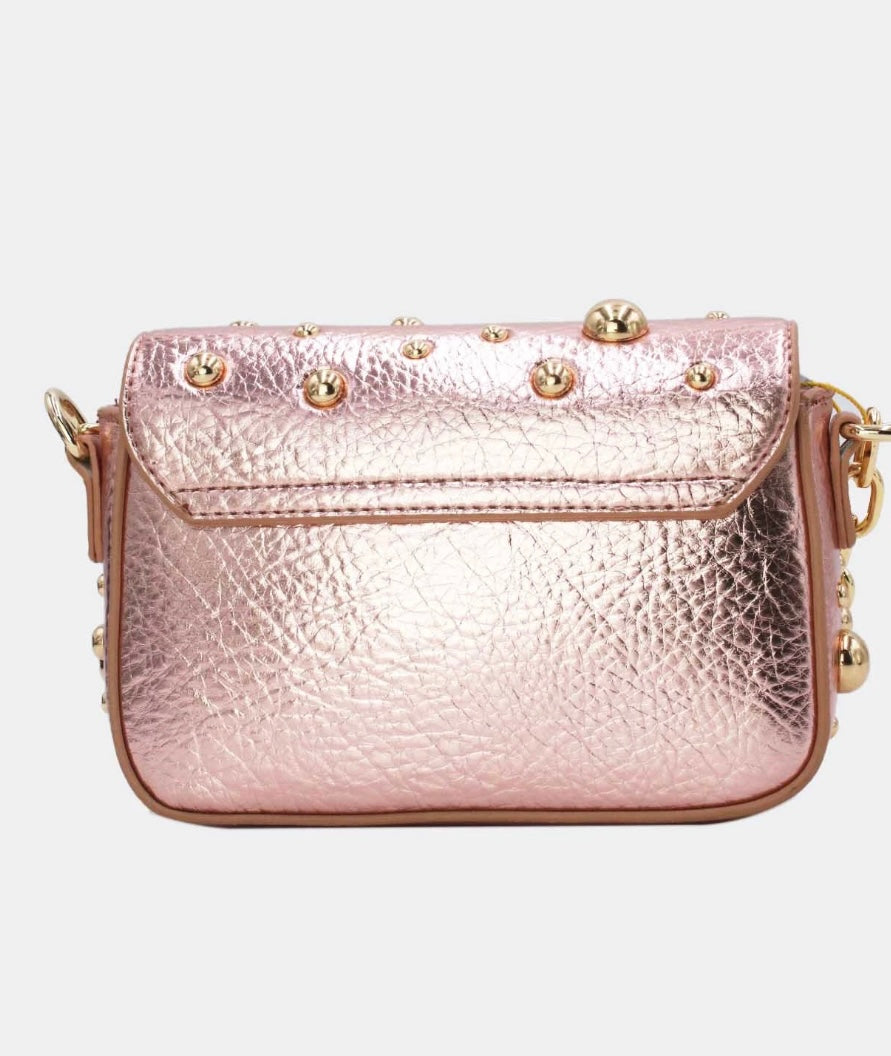 Bolsa metálica tachas