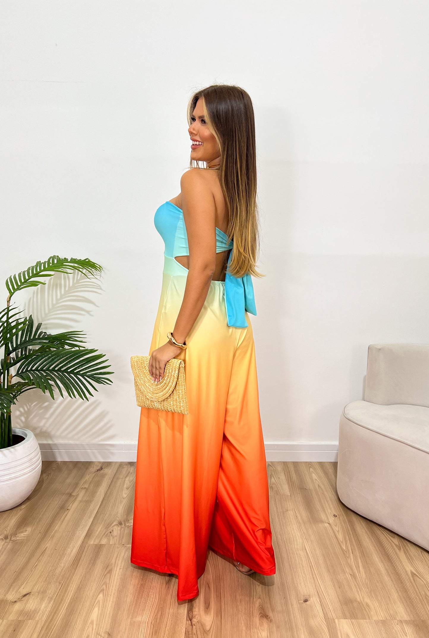 Jumpsuit sunset
