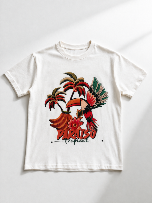 T-Shirt Paraíso tropical