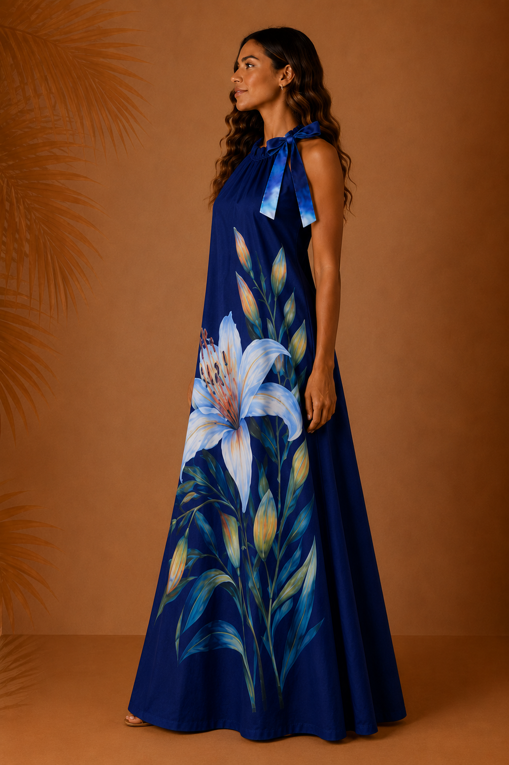Flor de azul