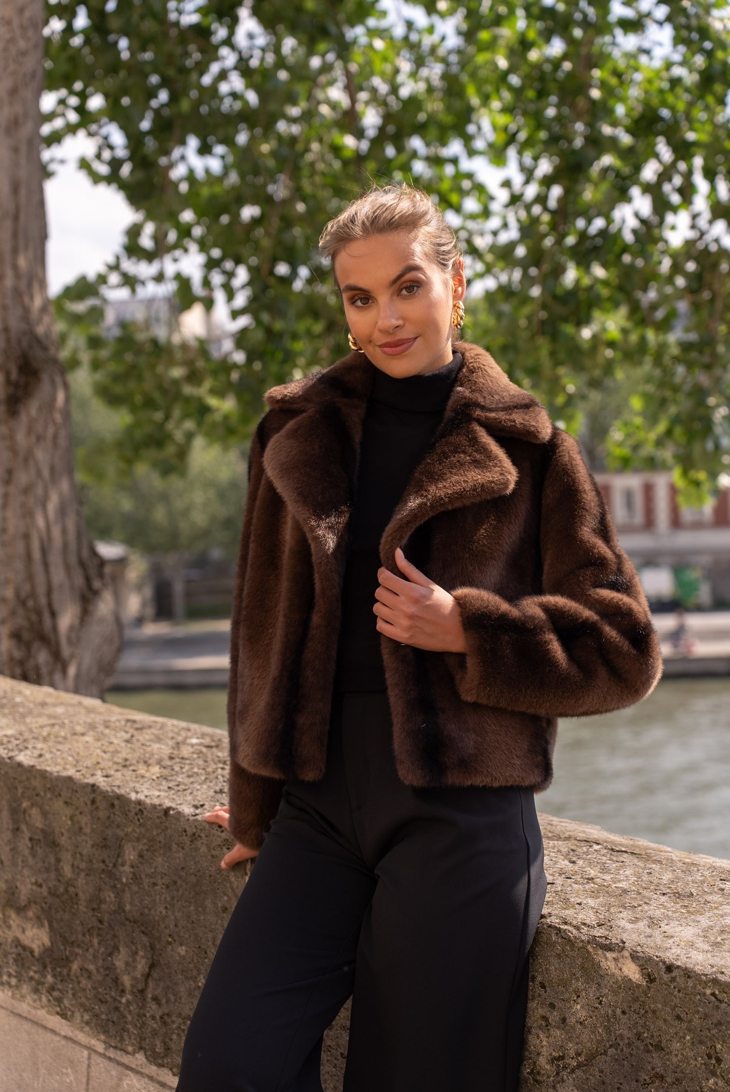 Chocolate  short coat