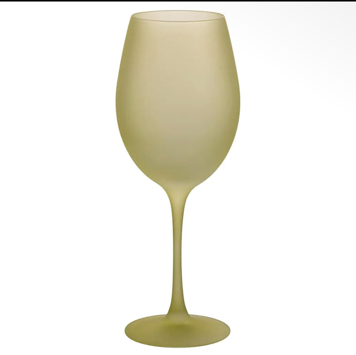 Conjunto de 6 taças foscas Happy Hour Greenery