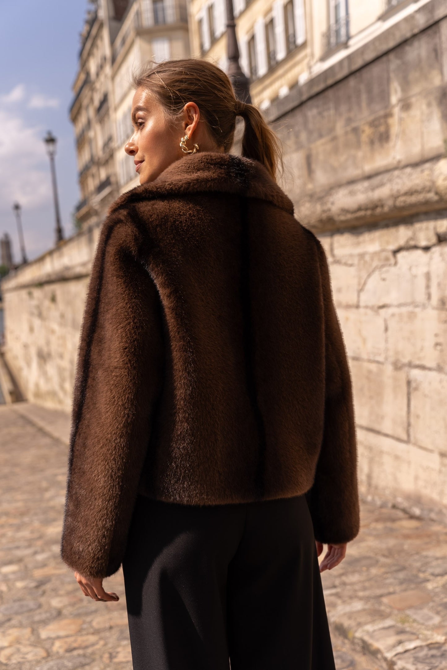 Chocolate  short coat