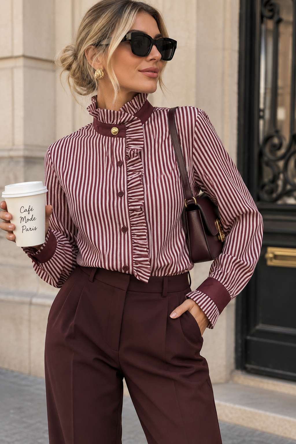 Camisa Bordeaux Paris