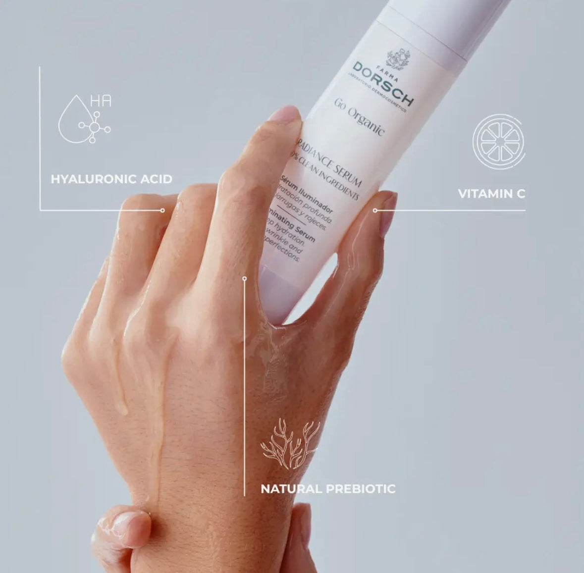 Radiance Serum  iluminador com ácido  hialurónico