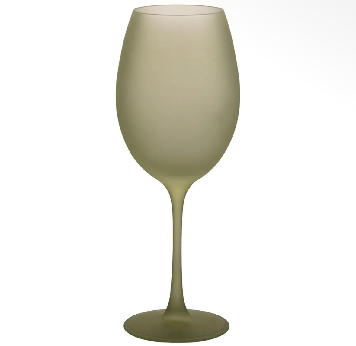 Conjunto de 6 taças foscas Happy Hour Greenery