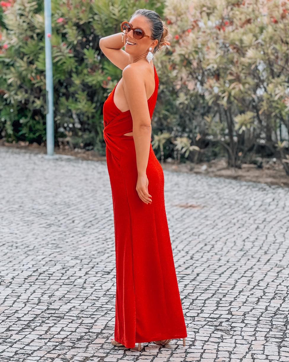 Red Woman Dress