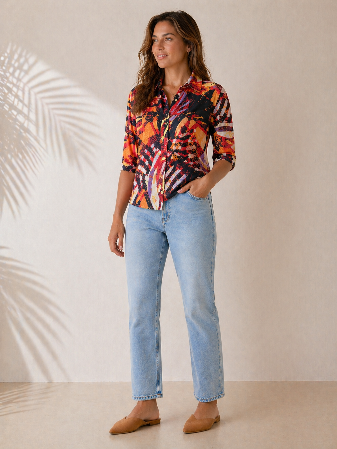 Blusa malha fria cristal