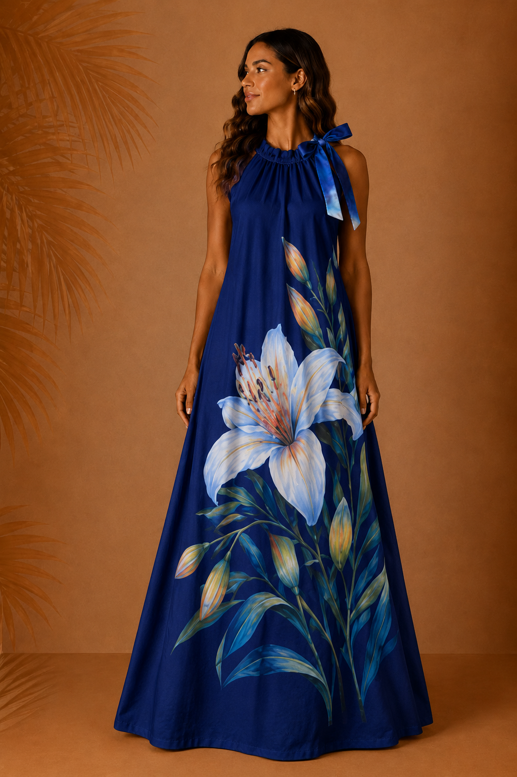Flor de azul