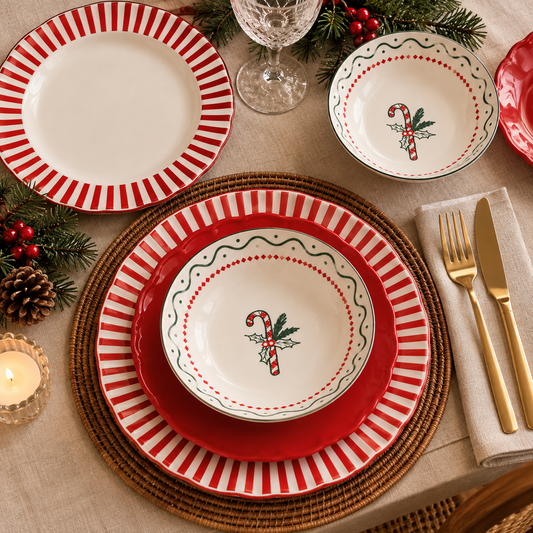 Serviço de Jantar Natal Encantado – 18 Peças