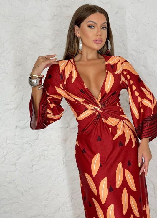 Interlaced knot dress