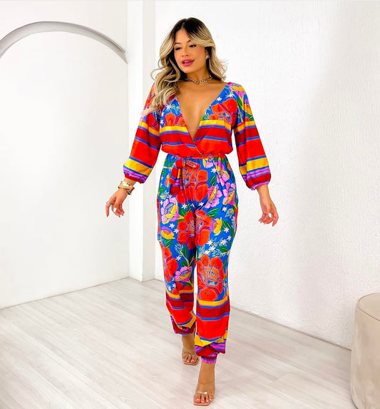Jumpsuit flor bonita!