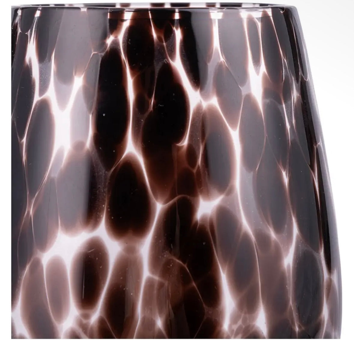 Conjunto de 6 copos de vinho Jamila Black