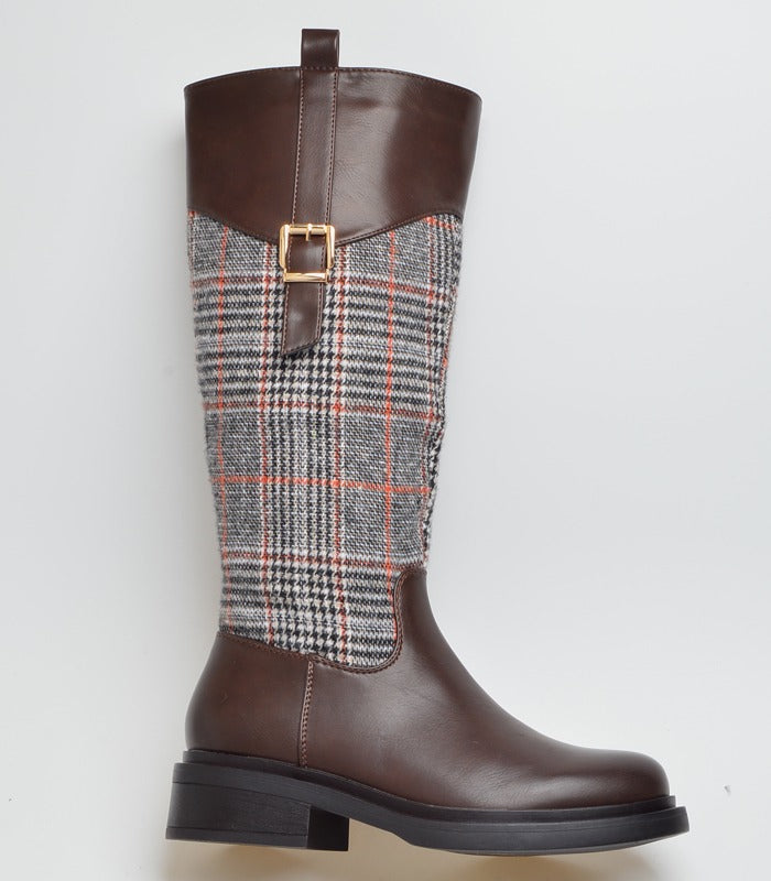 Bota Brown  tartan