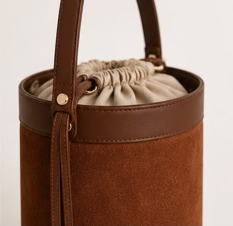 Mala Bucket Siena Castanha