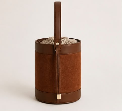 Mala Bucket Siena Castanha