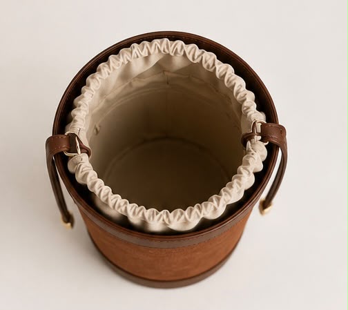 Mala Bucket Siena Castanha