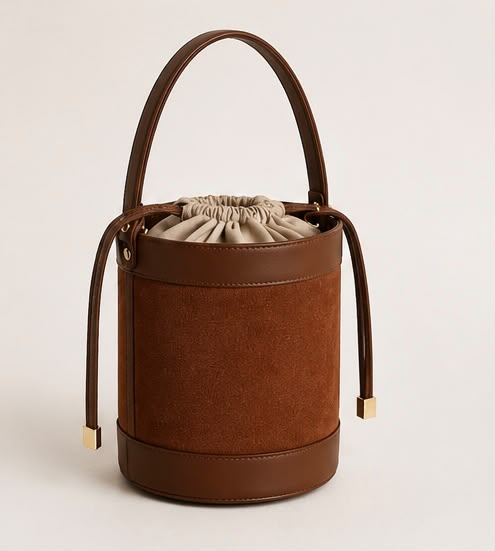 Mala Bucket Siena Castanha